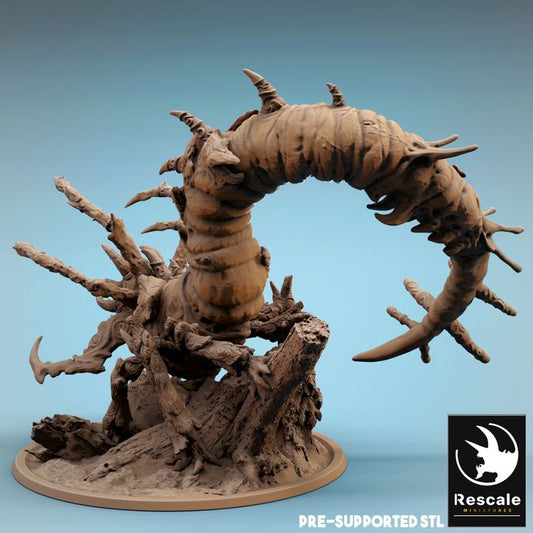 Great Furor Scorpion Worm Monstrosity | Colossal | Rescale Miniatures | D&D DnD Pathfinder Miniature