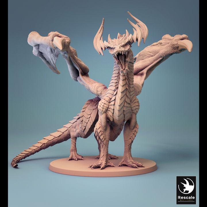 Forest Dragon - Regal (100mm Base)