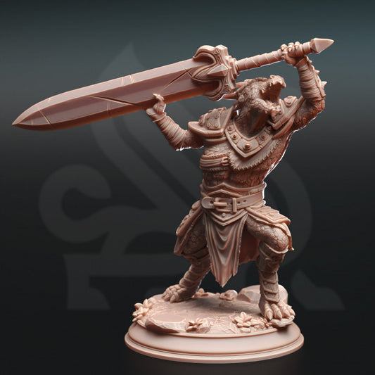 Kobold Warrior Reptilian Fighter Miniatures | Medium | DM Stash | D&D DnD Pathfinder Miniature