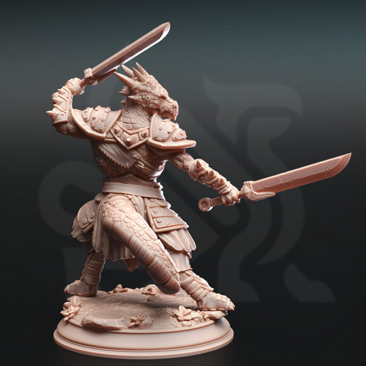 Kobold Warrior Reptilian Fighter Miniatures | Medium | DM Stash | D&D DnD Pathfinder Miniature