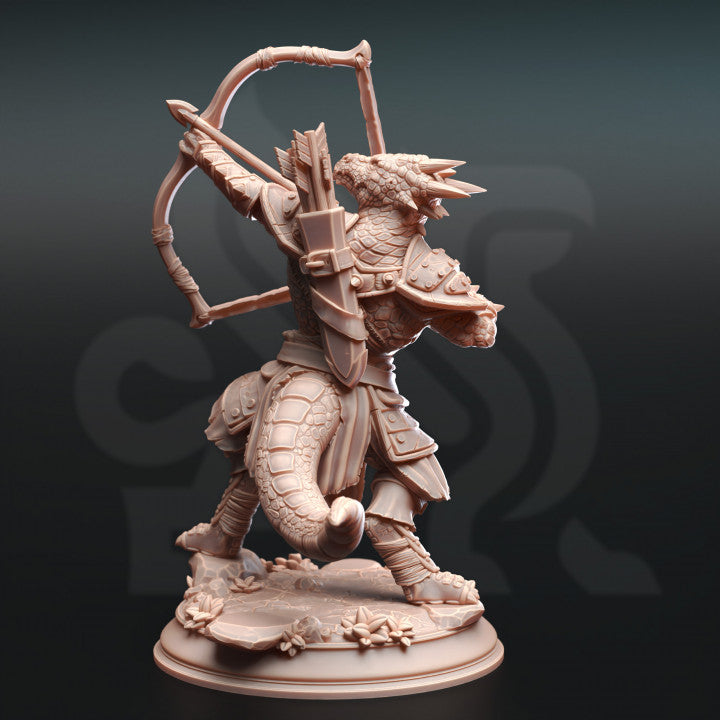 Kobold Warrior Reptilian Fighter Miniatures | Medium | DM Stash | D&D DnD Pathfinder Miniature