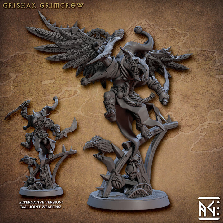 Goblin Rogue Assassin Wings | Medium | Artisan Guild | D&D DnD Pathfinder Miniature