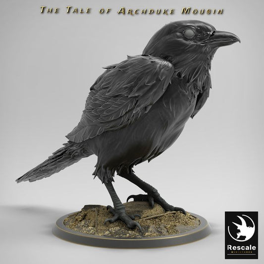 Magpie Bird Steed Miniature | Large | Rescale Miniatures | D&D DnD Pathfinder
