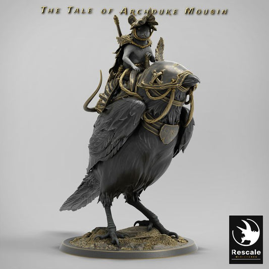 Magpie Bird Steed Miniature | Large | Rescale Miniatures | D&D DnD Pathfinder