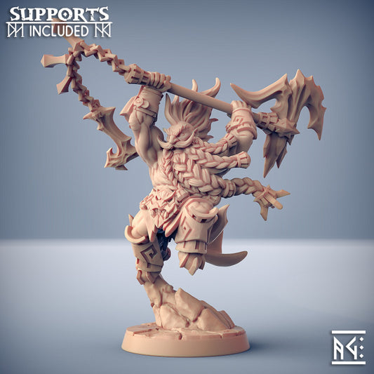 Gundroff Ragingflame - Berserker (25mm Base)