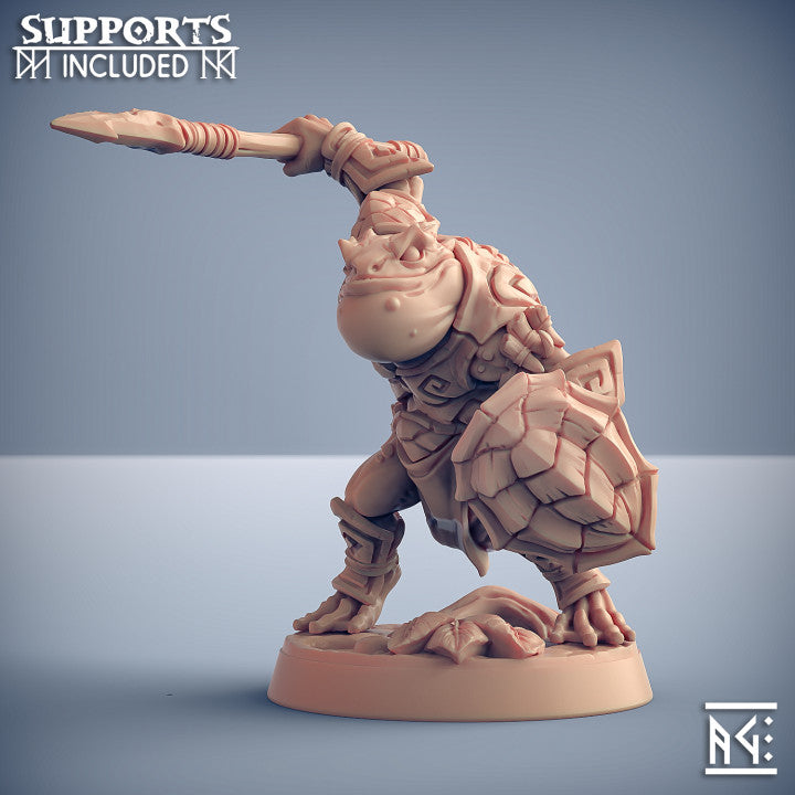 Swamp Guard Amphibian Monster Miniature | Large | Artisan Guild | D&D DnD Pathfinder Miniature