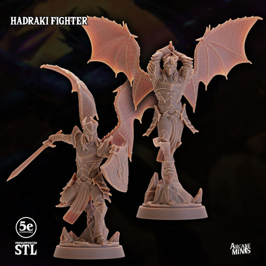 Hadraki Fighter - Charging (25mm Base)