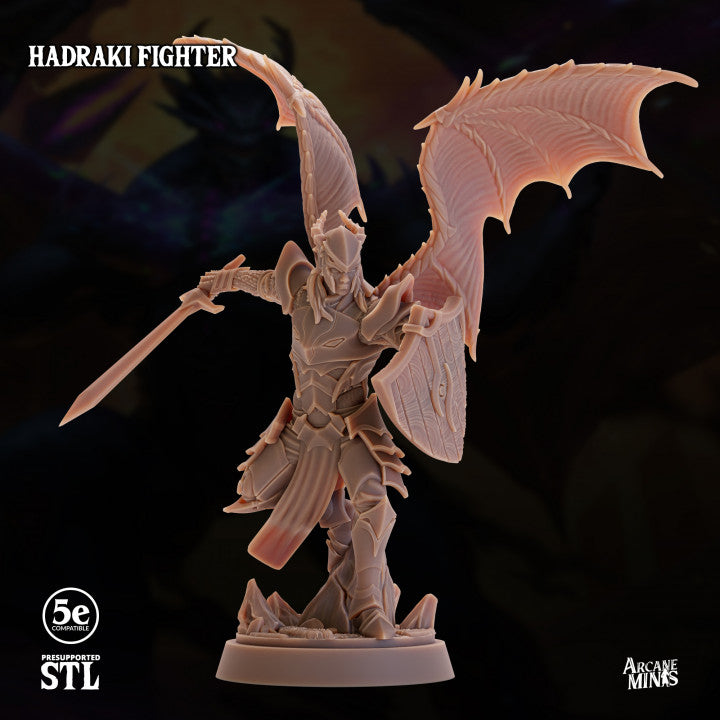 Hadraki Fighter - Charging (25mm Base)