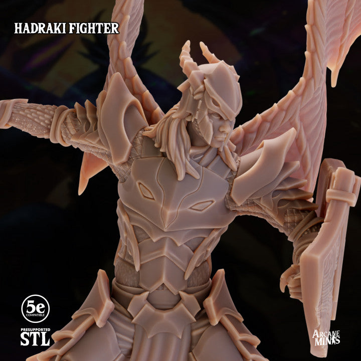 Hadraki Fighter - Charging (25mm Base)