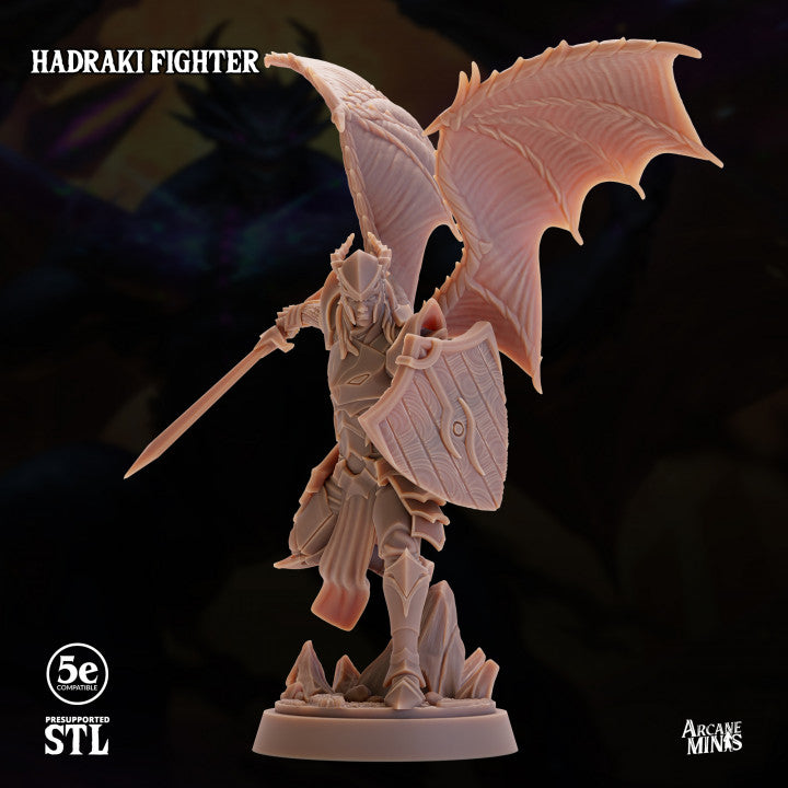 Hadraki Fighter - Charging (25mm Base)