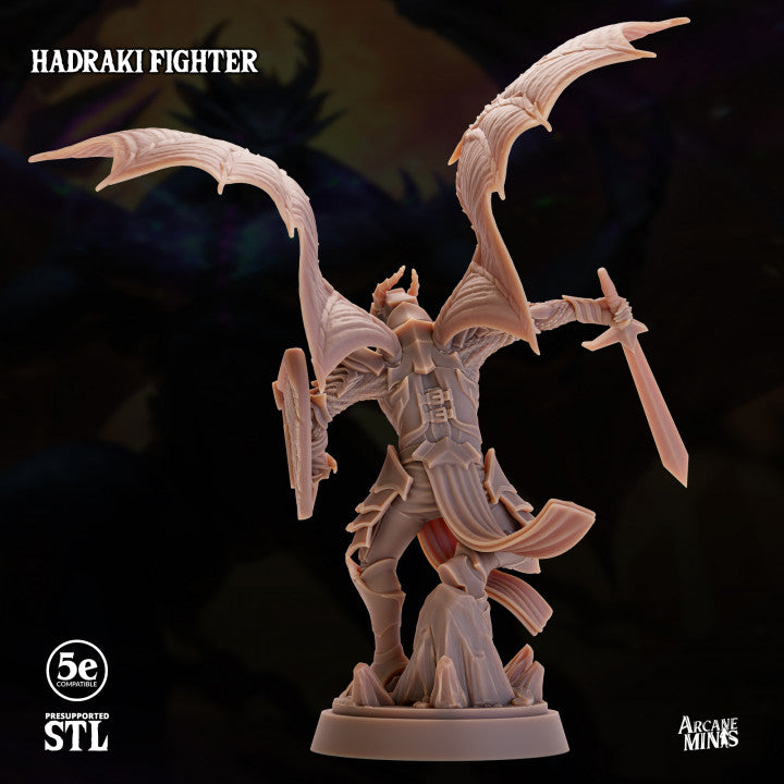 Hadraki Fighter - Charging (25mm Base)