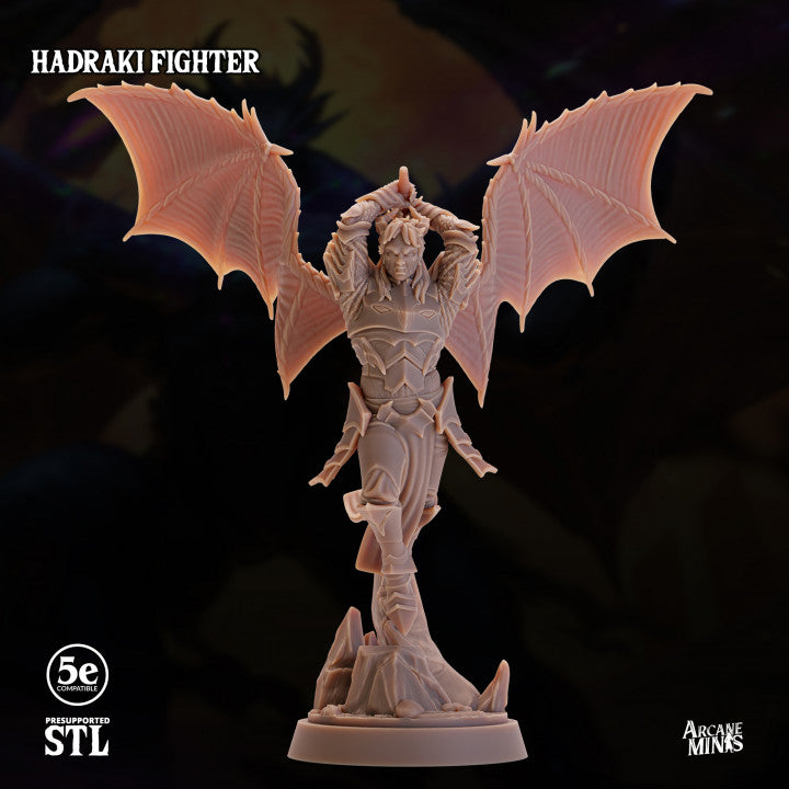 Hadraki Fighter - Charging (25mm Base)
