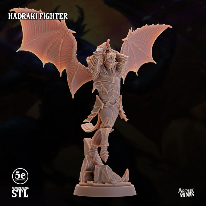 Hadraki Fighter - Charging (25mm Base)