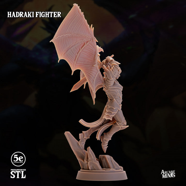 Hadraki Fighter - Charging (25mm Base)