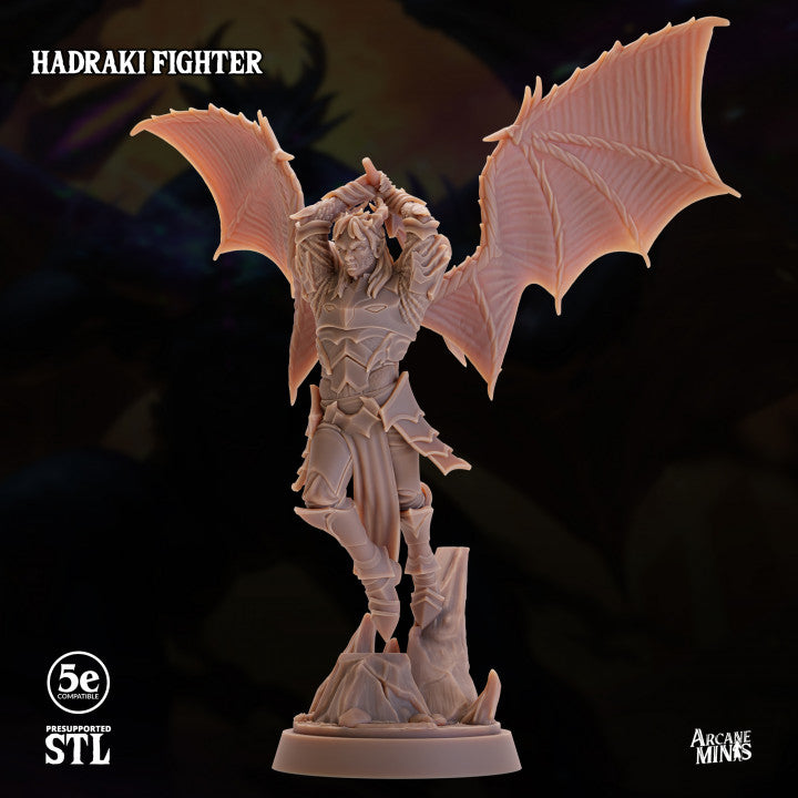 Hadraki Fighter - Charging (25mm Base)