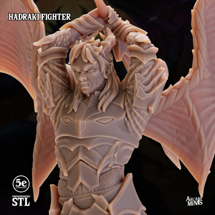 Hadraki Fighter - Charging (25mm Base)