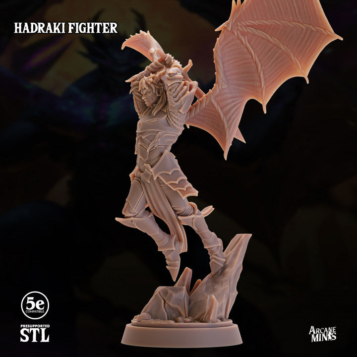 Hadraki Fighter - Charging (25mm Base)