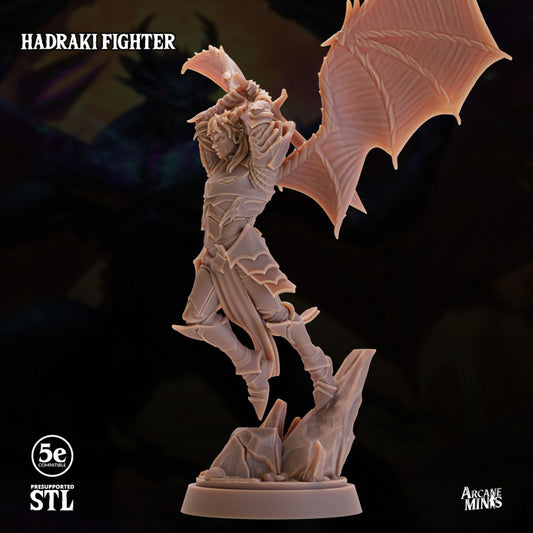 Hadraki Fighter - Charging (25mm Base)