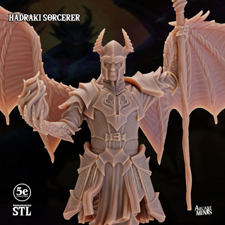 Hadraki Sorcerer - Casting (25mm Base)