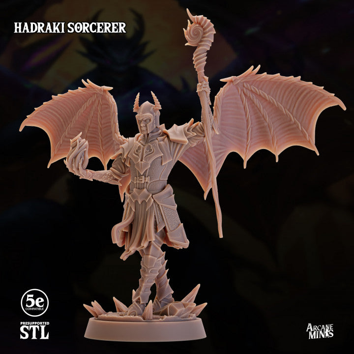 Hadraki Sorcerer - Casting (25mm Base)