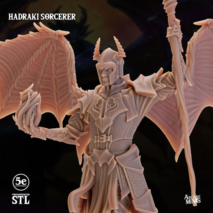 Hadraki Sorcerer - Casting (25mm Base)
