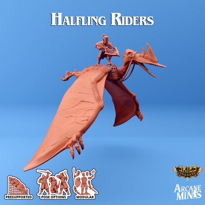 Halfling Rider - Mounted (50mm Base)