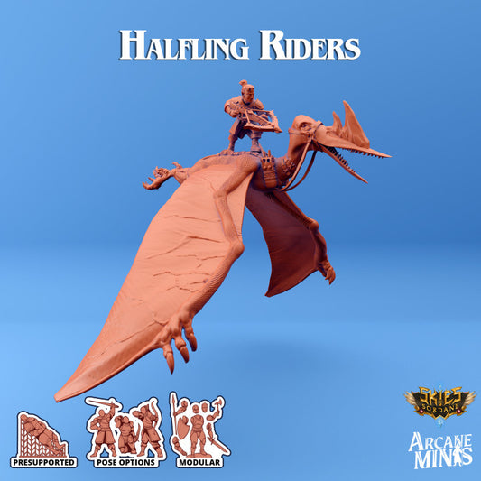 Halfling Rider - Mounted (50mm Base)