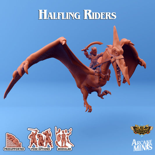Halfling Rider - Mounted (50mm Base)