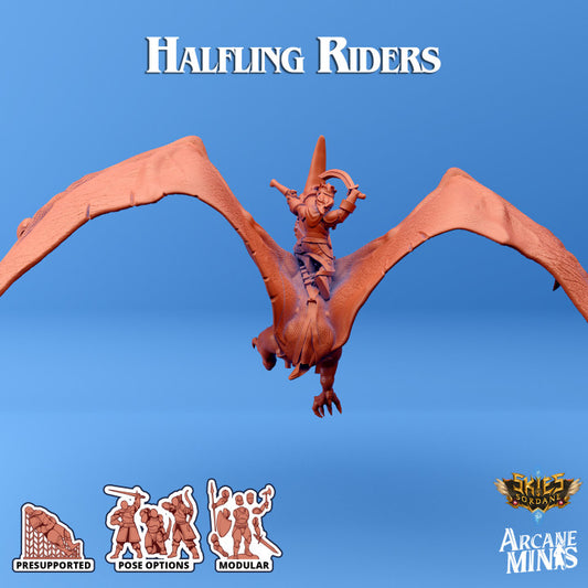 Halfling Rider - Mounted (50mm Base)