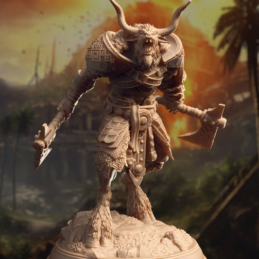 Minotaur Barbarian - Haughty (25mm Base)