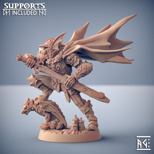 Undead Fighter Hero Miniature | Medium | Artisan Guild | D&D DnD Pathfinder Miniature