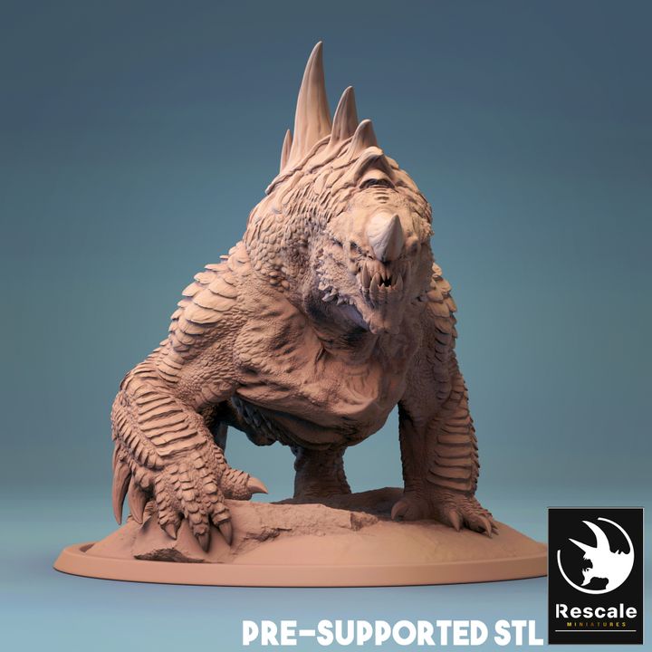 Stygian Guard Hound Fiend Demon | Large | Rescale Miniatures | D&D DnD Pathfinder Miniature