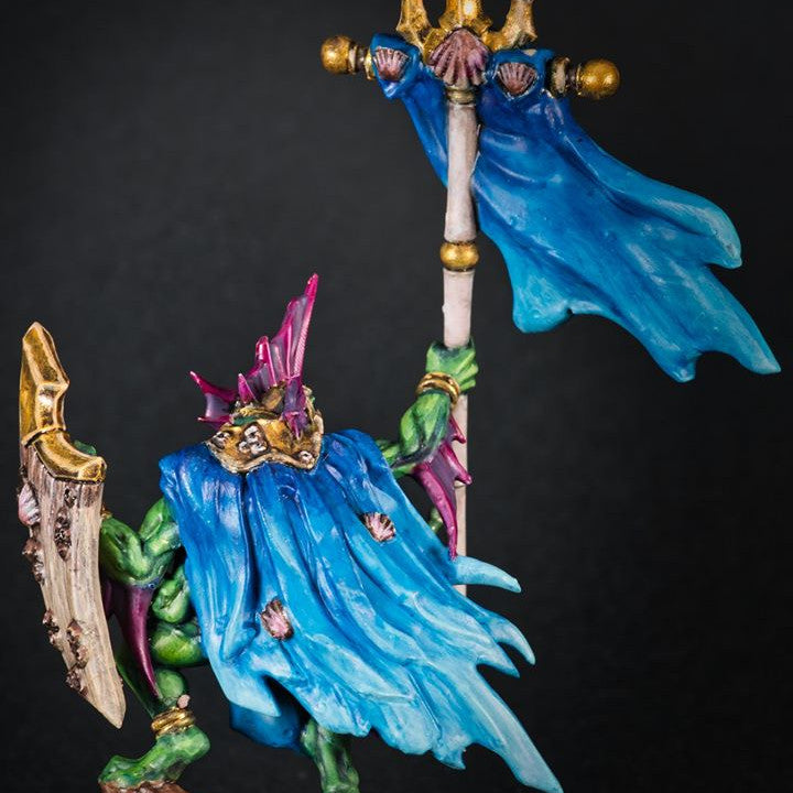 Jurakin Aquatic Hero Trident Medium | Artisan Guild | D&D DnD Pathfinder Miniature