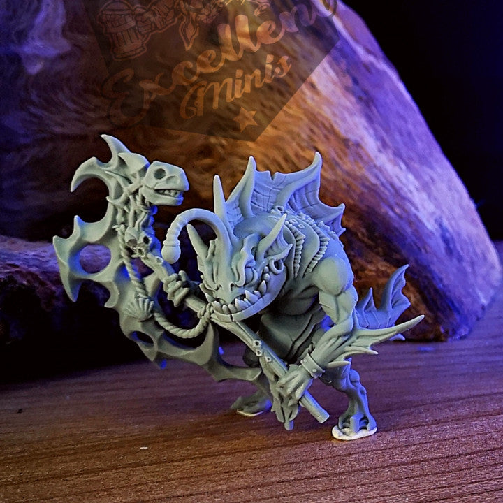 Jurakin Hero Amphibious Sorcerer | Medium | Artisan Guild | D&D DnD Pathfinder Miniature