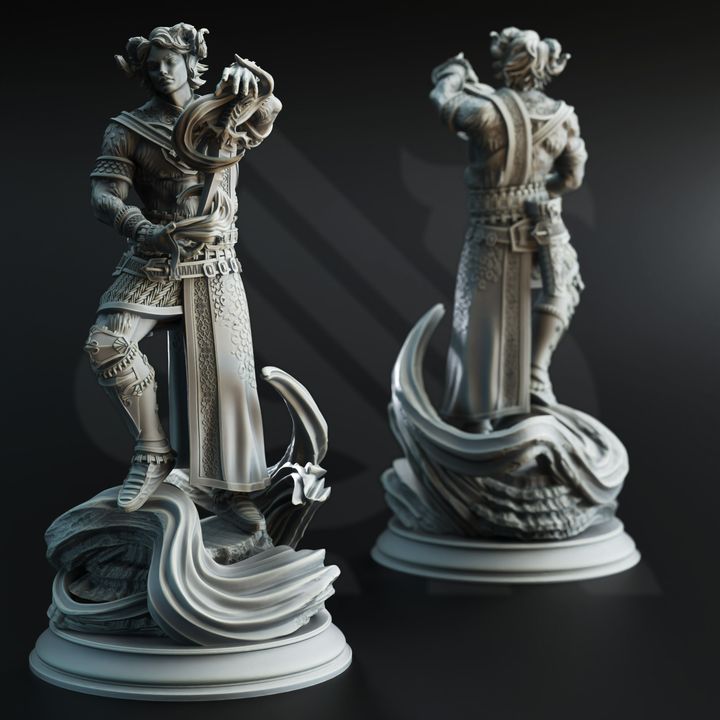 Tiefling Warlock Spellcaster Fiends | Medium | DM Stash | D&D DnD Pathfinder Miniature