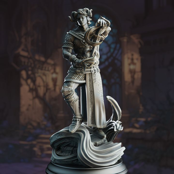 Tiefling Warlock Spellcaster Fiends | Medium | DM Stash | D&D DnD Pathfinder Miniature