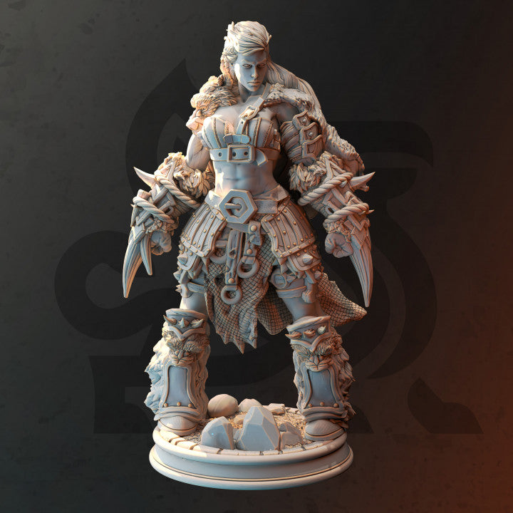 Human Barbarian Berserker Miniature | Medium | DM Stash | D&D DnD Pathfinder Miniature