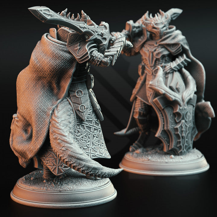 Dragonborn Commander - Horakthar (25mm Base)