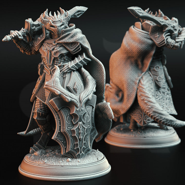 Dragonborn Commander - Horakthar (25mm Base)