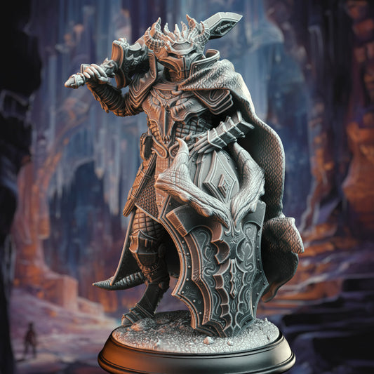 Dragonborn Commander - Horakthar (25mm Base)