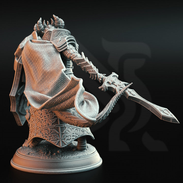 Dragonborn Commander - Horakthar (25mm Base)