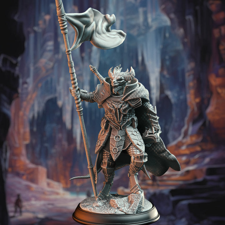 Dragonborn Commander - Horakthar (25mm Base)