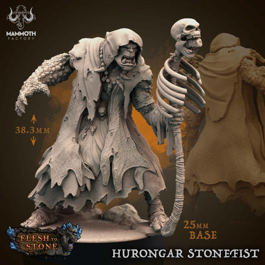 Orc Shaman Spellcaster Elemental | Medium | Mammoth Factory | D&D DnD Pathfinder Miniature