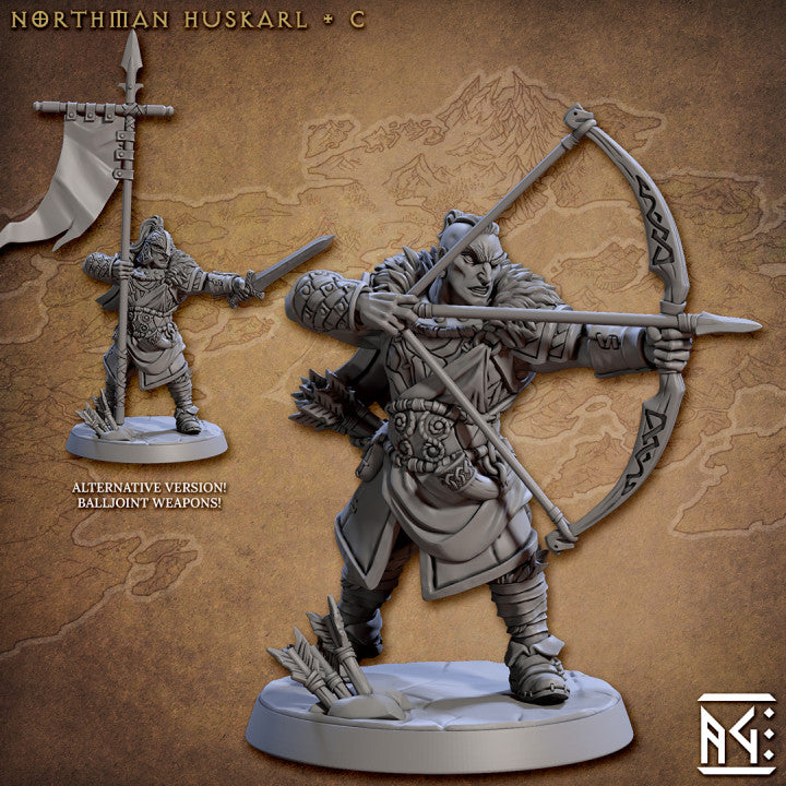 Northmen Warrior Fighter Human | Medium | Artisan Guild | D&D DnD Pathfinder Miniature