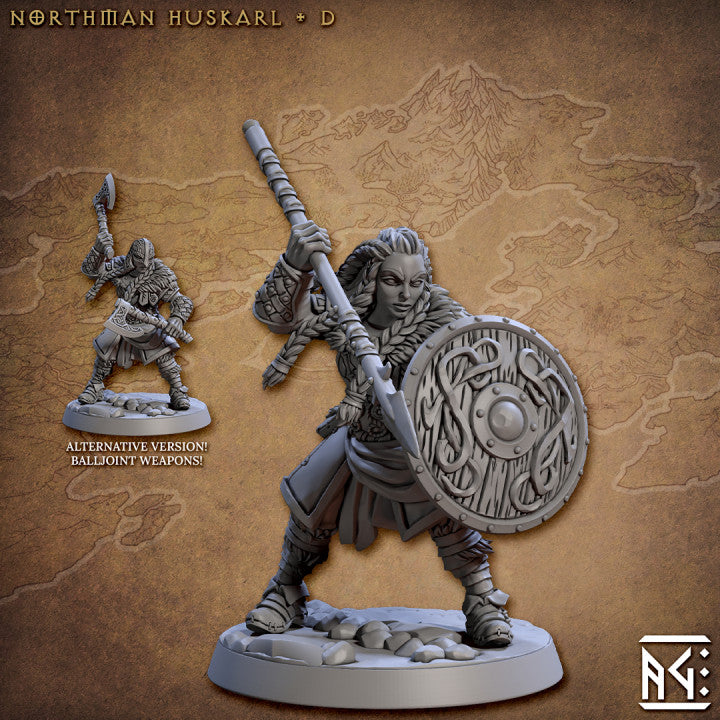 Northmen Warrior Miniature Medium | Artisan Guild | D&D DnD Pathfinder Miniature