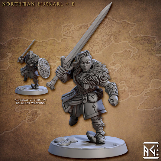 Northmen Warrior Fighter Miniature | Medium | Artisan Guild | D&D DnD Pathfinder Miniature