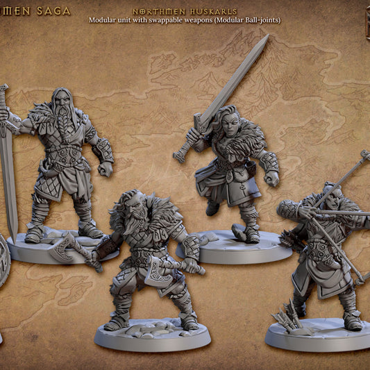 Northmen Warrior Fighter Human | Medium | Artisan Guild | D&D DnD Pathfinder Miniature