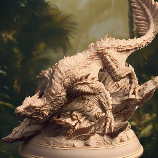 Flying Serpent Monstrosities Camouflage | Large | DM Stash | D&D DnD Pathfinder Miniature