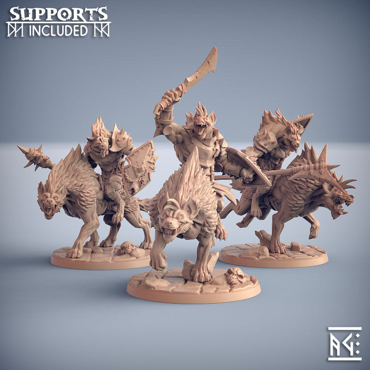 Hyenafiend Gnoll Rider Fiend Beast | Large | Artisan Guild | D&D DnD Pathfinder Miniature