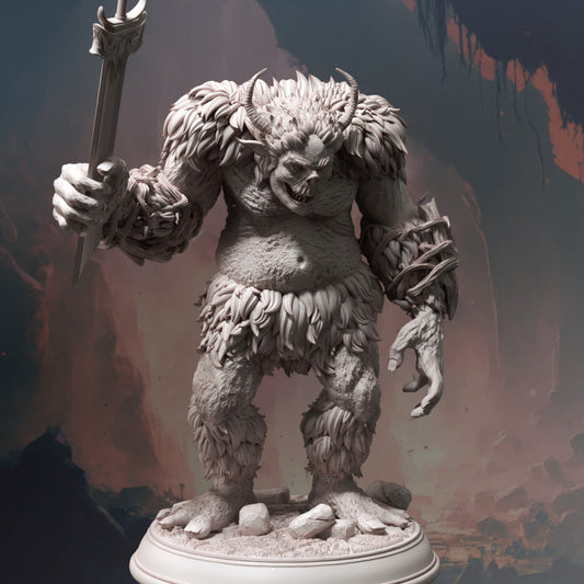 Cave Troll Monster Giant | Large | DM Stash | D&D DnD Pathfinder Miniature